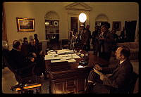 President Ford with Adm. John S. McCain, Jr. in the Oval Office