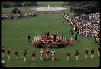 Old Guard Fife and Drum Corps Perform for Queen Elizabeth II