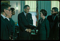 President Johnson with 4-H Representatives