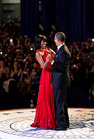 President and Mrs. Obama Dance at Inaugural Ball
