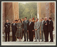 President Reagan Joins G7 Leaders in Versailles