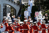 President and Dr. Biden, Vice President Harris and Second Gentleman Emhoff at the 2023 Easter Egg Roll