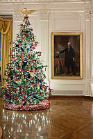 2019 Holiday Decorations in the East Room