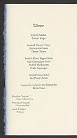 Program for Governors' Dinner, February 26, 1980