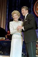 President and Mrs. Reagan Dance at Inaugural Ball