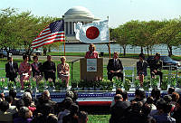 First Lady Hillary Clinton Opens the 1997 Cherry Blossom Festival 