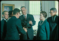 President Johnson with 4-H Representatives