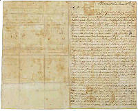 George Washington Letter, Page 1, Tudor Place Collection