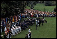 Military Presentation at Queen Elizabeth II Arrival Ceremony