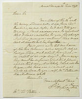 George Washington Letter, Tudor Place Collection