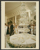 Tricia Nixon and Edward Cox Cut Wedding Cake