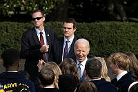 President Biden Greets Guests at 2023 Turkey Pardon Ceremony