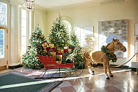 2024 East Garden Room Holiday Decorations, Biden Administration