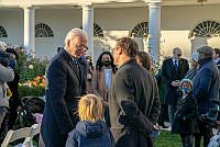 President Biden Greets Guests at 2021 Turkey Pardon