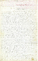 Humphrey Hood to Matilda Hood, Humphrey Hood Papers (Part 1 of 4)