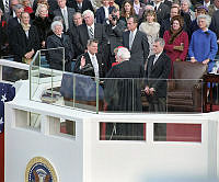 President Reagan Takes the Oath of Office