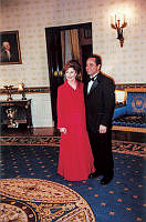 Mrs. Bush with Matthew Wendel