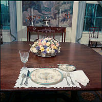 Tricia Nixon's Wedding Place Setting