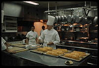 Food Preparations in White House Kitchen