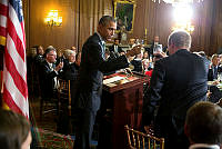 President Obama Delivers a St. Patrick's Day Toast at the Capitol