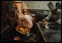 Food Preparations in White House Kitchen