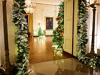 2023 Cross Hall Holiday Decorations, Biden Administration