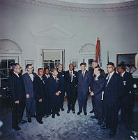 The President's Meeting with Leaders of the March on Washington 