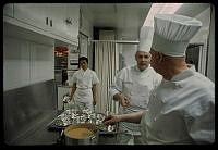 Food Preparations in White House Kitchen