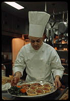 Food Preparations in White House Kitchen