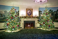 2024 Diplomatic Reception Room Holiday Decorations, Biden Administration