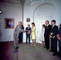 Presentation of the First Edition of The White House: A Historic Guide