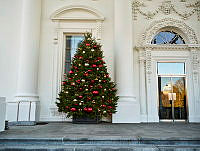 2023 North Portico Holiday Decorations, Biden Administration