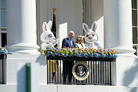 President and Dr. Biden Greet Guests at the 2023 Easter Egg Roll