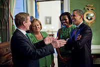 President and Mrs. Obama Welcome Irish Prime Minister and His Wife