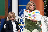 Dr. Biden Reads to Children at the 2023 Egg Roll