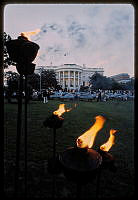 Torches Illuminate NASCAR Reception