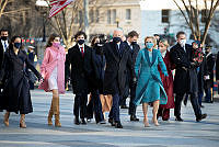 The Biden Family Walks to the White House