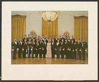 President and Mrs. Nixon with White House Social Aides