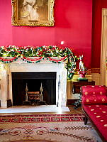 2023 Red Room Holiday Decorations, Biden Administration