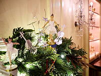 Details of 2023 Vermeil Room Holiday Decorations, Biden Administration