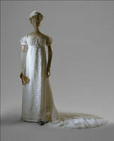 French Empire Wedding Dress, Early 19th Century
