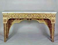 Gilded Pier Table, Pierce Administration, White House Collection