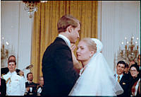Tricia Nixon and Edward Cox Dance at their Wedding Reception