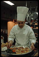 Food Preparations in White House Kitchen