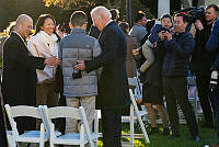 President Biden Greets Guests at 2021 Turkey Pardon