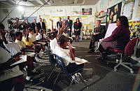 President Bush Reads to Students on September 11, 2001