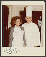 Social Secretary Gretchen Poston and Chef Henry Haller