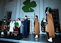 The Carter Family Welcomes Pipe Band to the White House