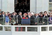 President Reagan Takes the Oath of Office