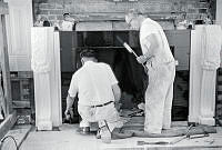 Installation of a New Marble Mantel in the State Dining Room